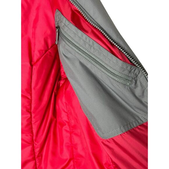 Patagonia Womens Micro Puff Hooded Jacket Medium Primaloft Nickel Gray Pockets - Picture 4 of 16